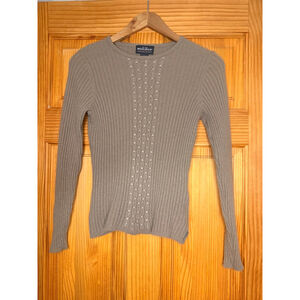 Woolrich Women’s Lambswool Angora Cable Knit Sweater Size M